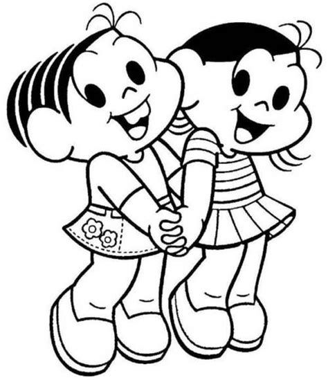 erros comuns ao colorir turma da mônica