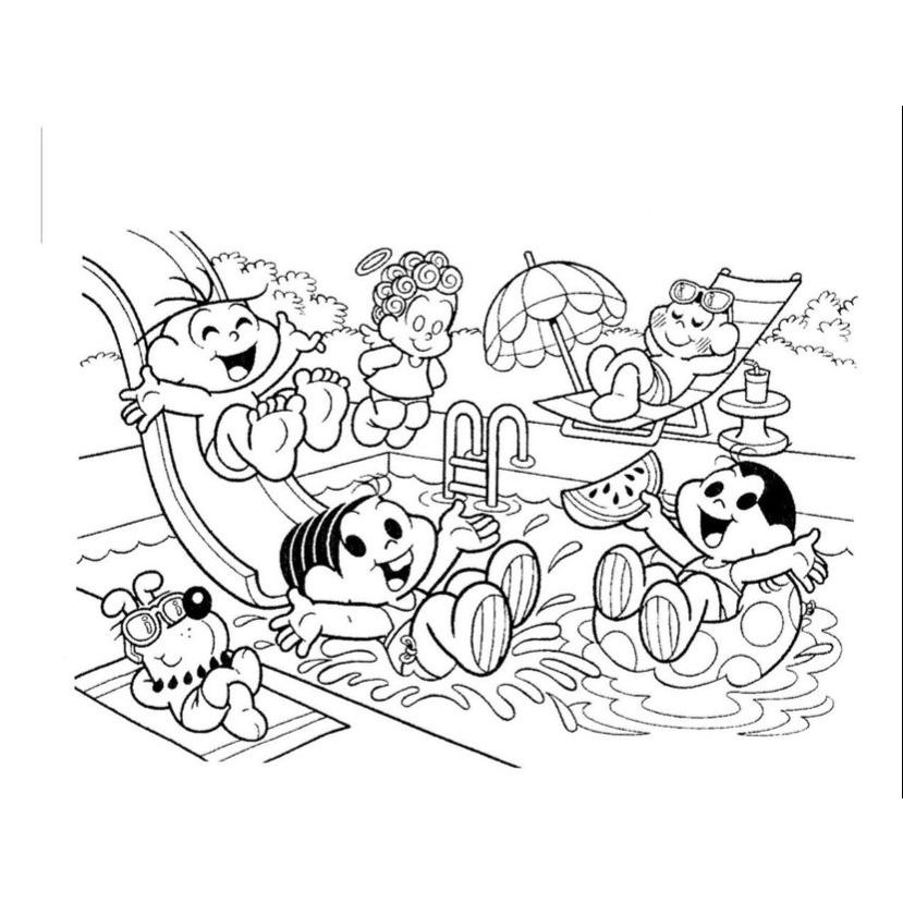 cores dos personagens da Turma da Mônica