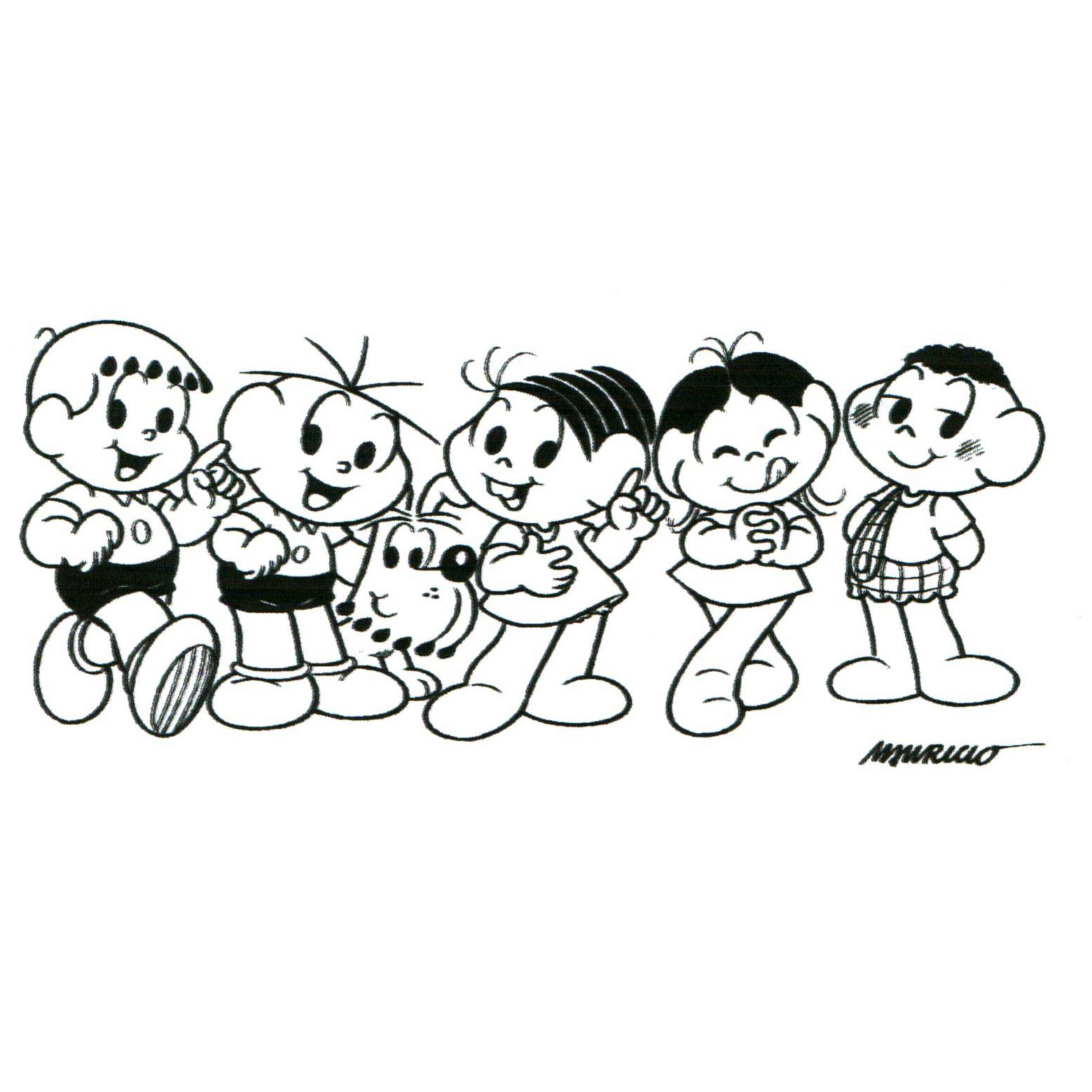 imprimir desenhos da Turma da Mônica