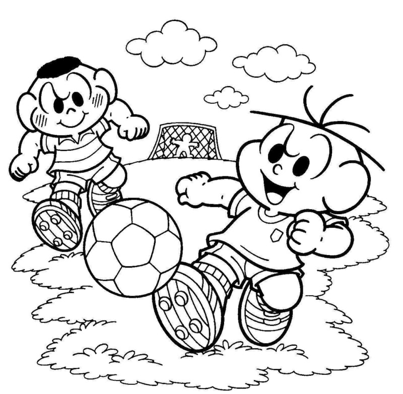 imprimir desenhos da Turma da Mônica