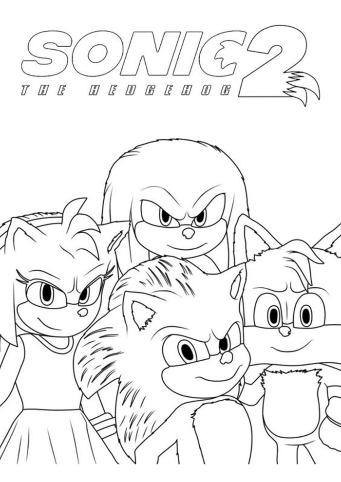 desenhos do sonic para pintar