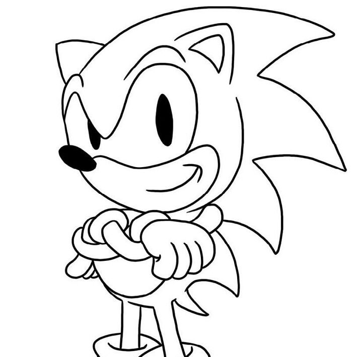 sonic the hedgehog desenhos para imprimir