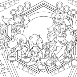 sonic para colorir online
