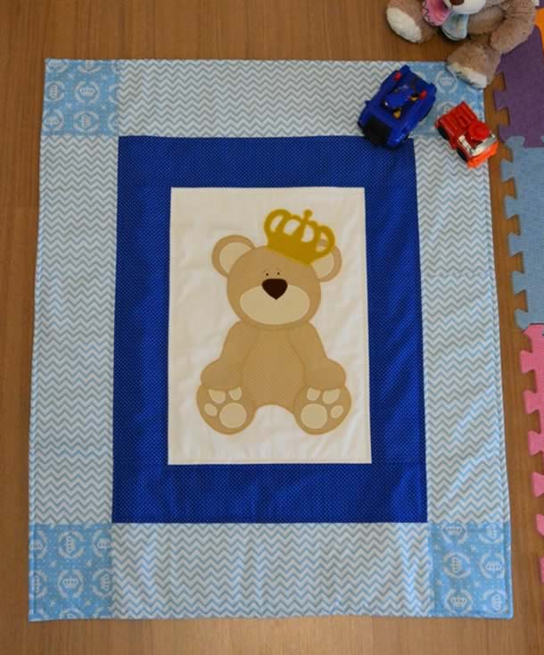 ursinho de patchwork