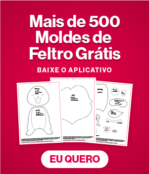 10 ideias criativas ursinho feltro molde