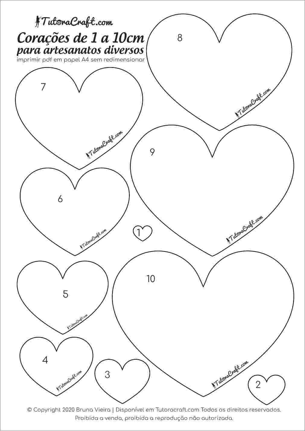 desenhos de corações para colorir e imprimir