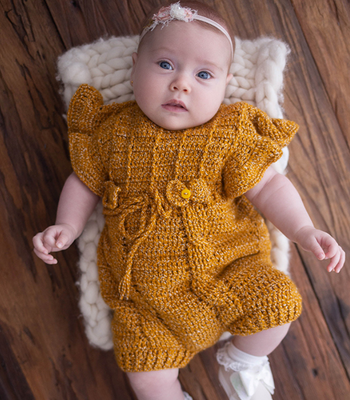 vestido de bebe de croche passo a passo