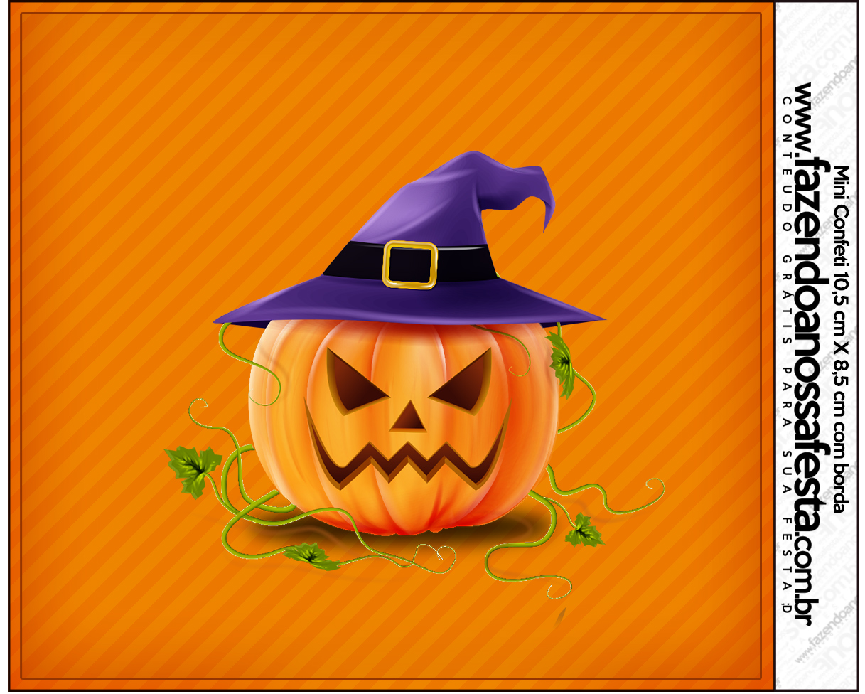 lembrancinhas de abóbora de halloween para imprimir