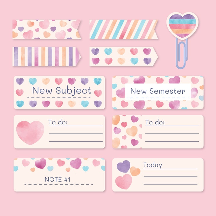 etiquetas para cadernos escolares personalizadas