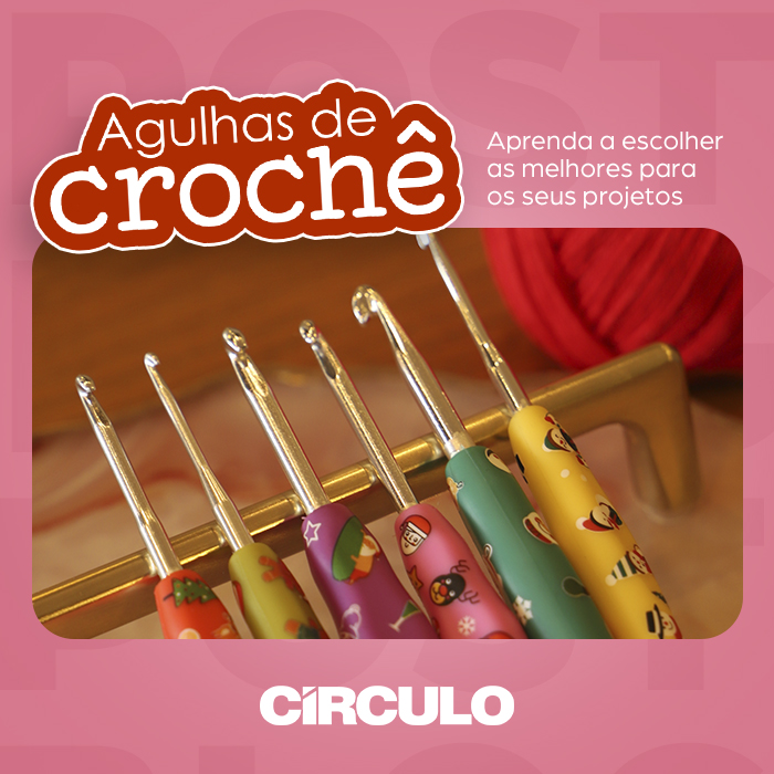 agulha de crochê para linha netuno