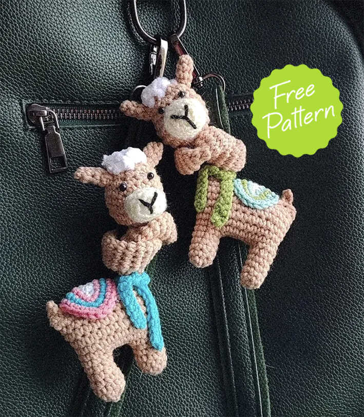Alpaca de crochê