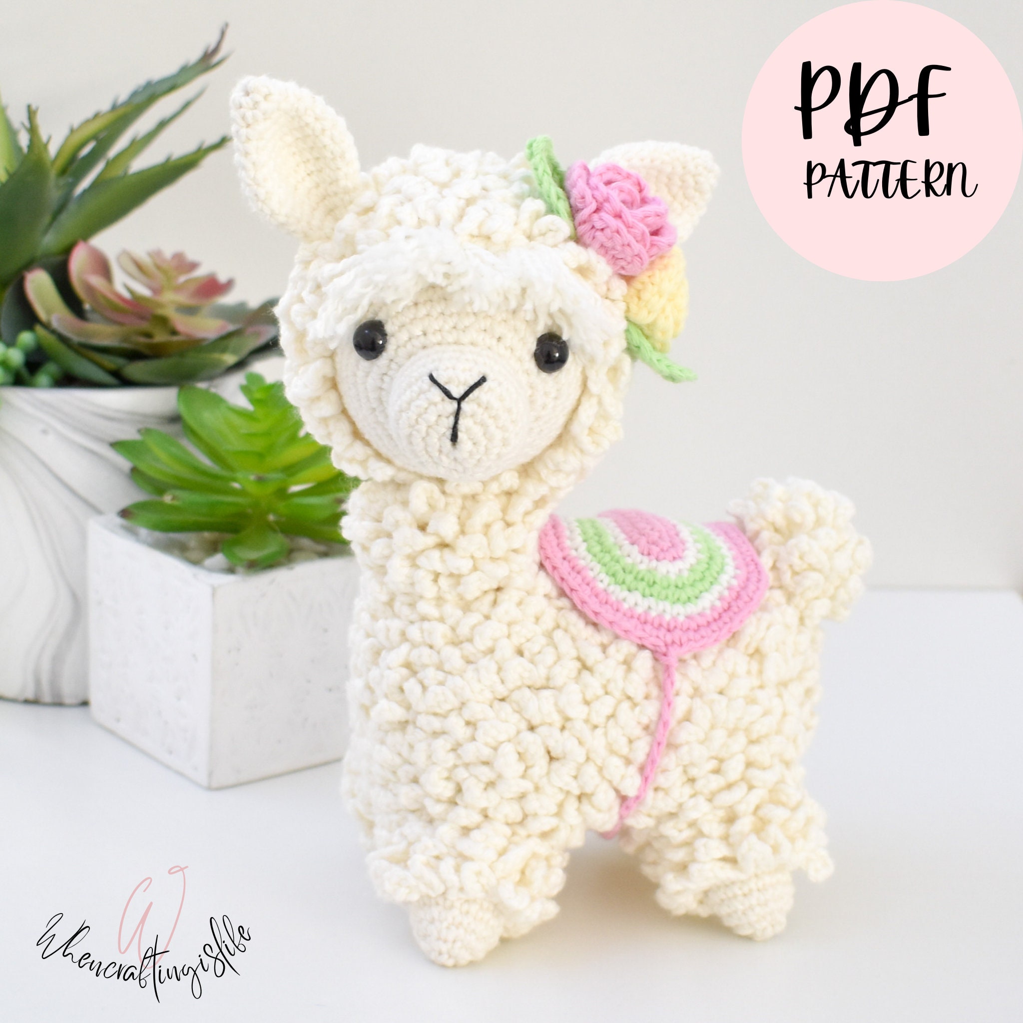 Alpaca amigurumi passo a passo