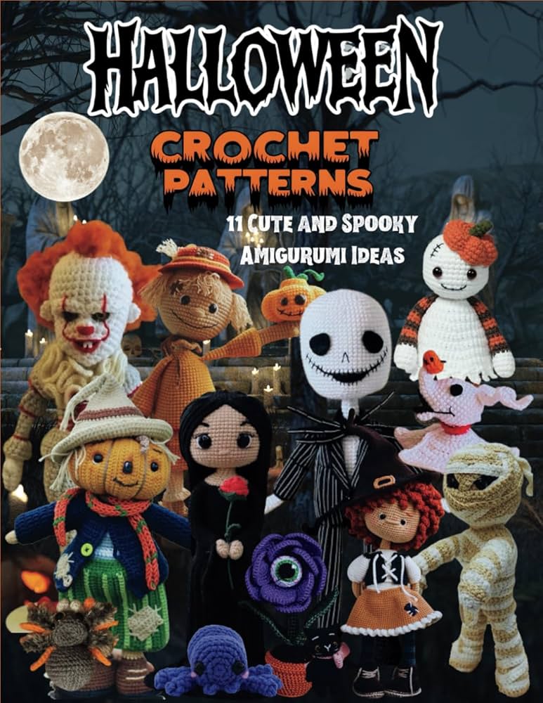 padrões amigurumi halloween pdf