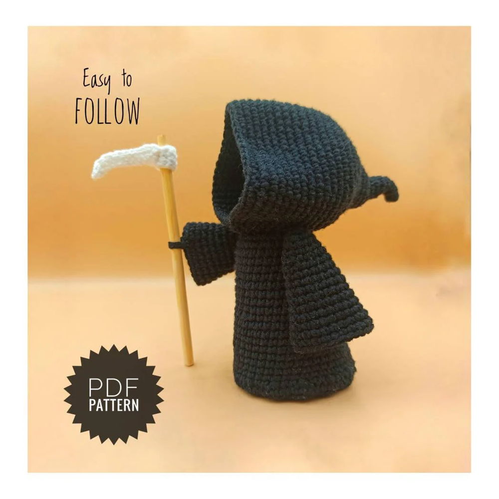 decoração amigurumi halloween