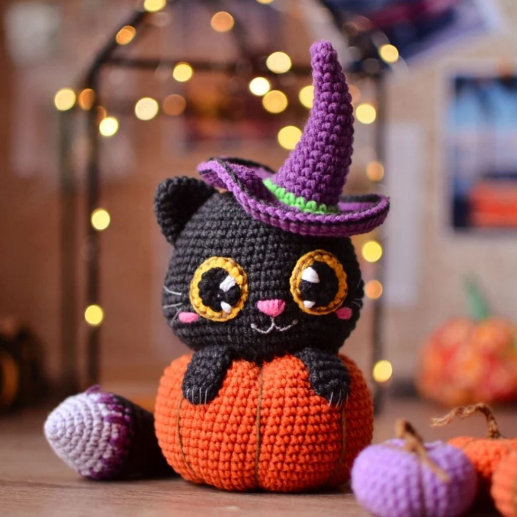 receitas amigurumi halloween grátis