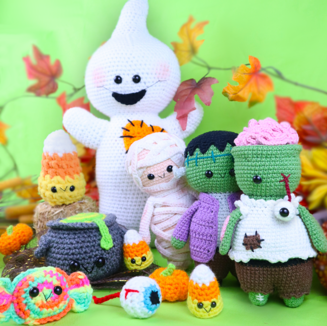 padrões amigurumi halloween pdf