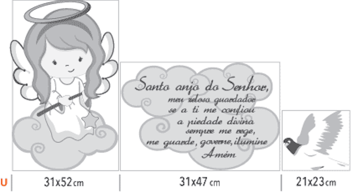 convite de anjinha para imprimir