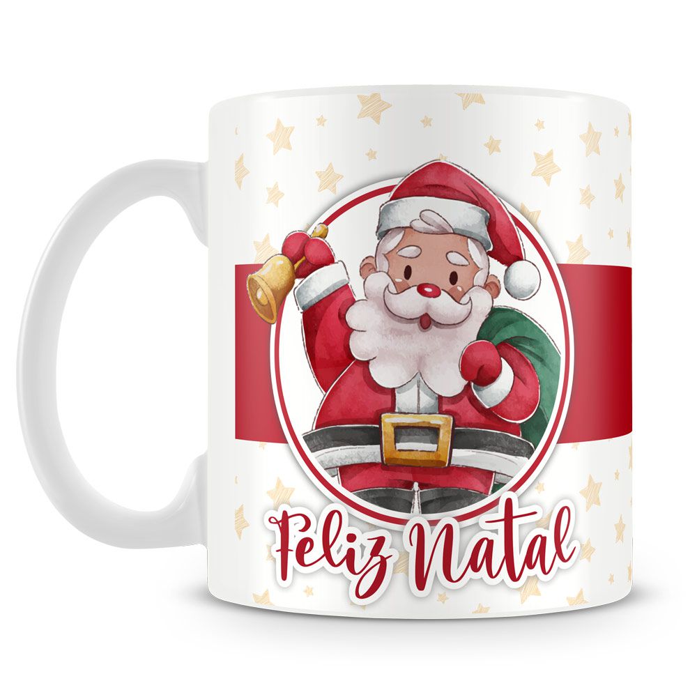 artes digitais natal caneca