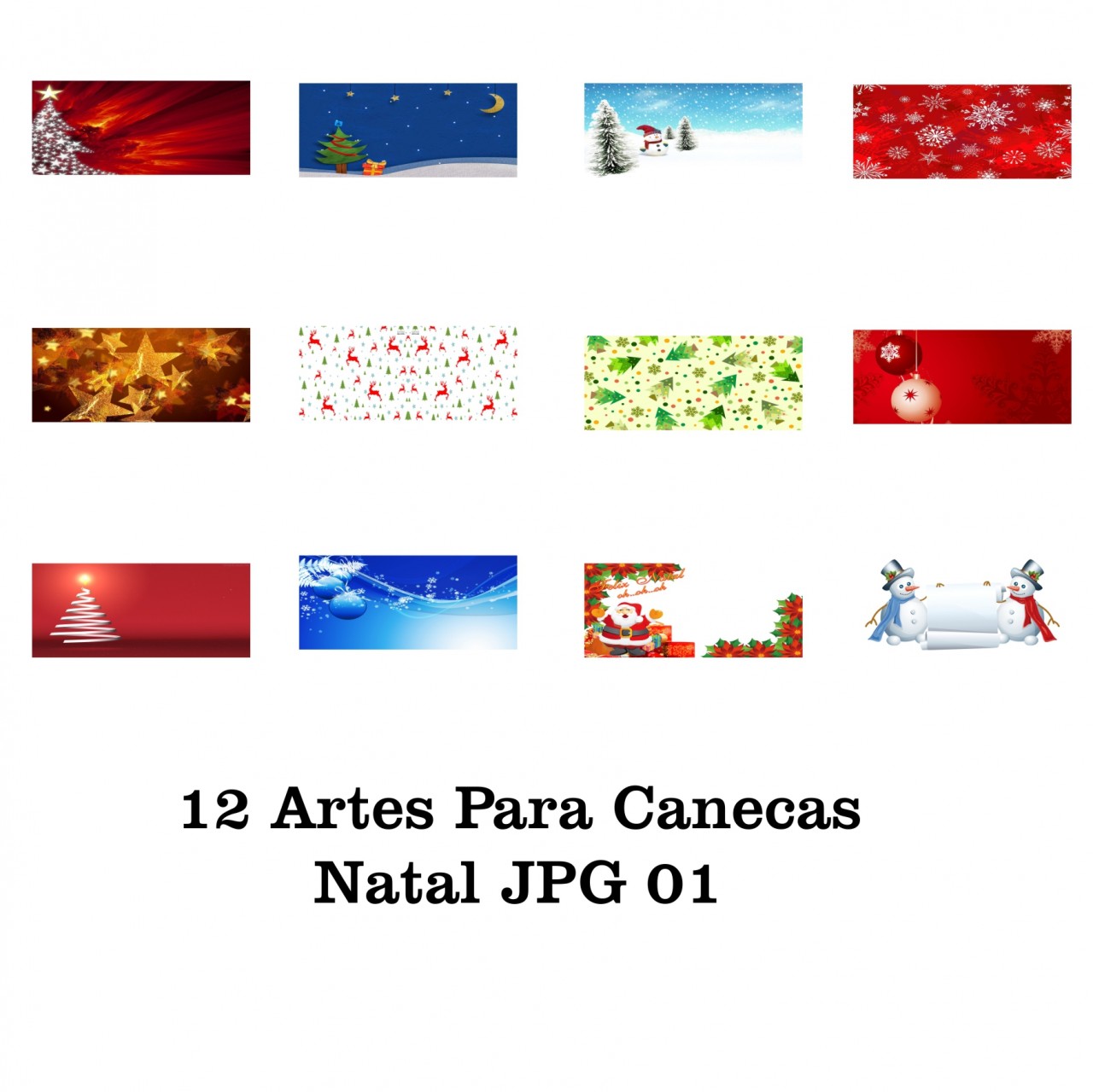 arte caneca natal png
