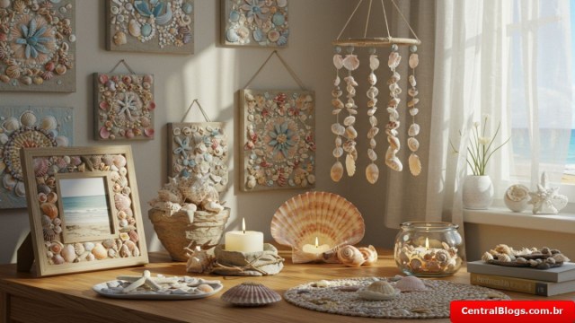 como limpar e preparar conchas para artesanato