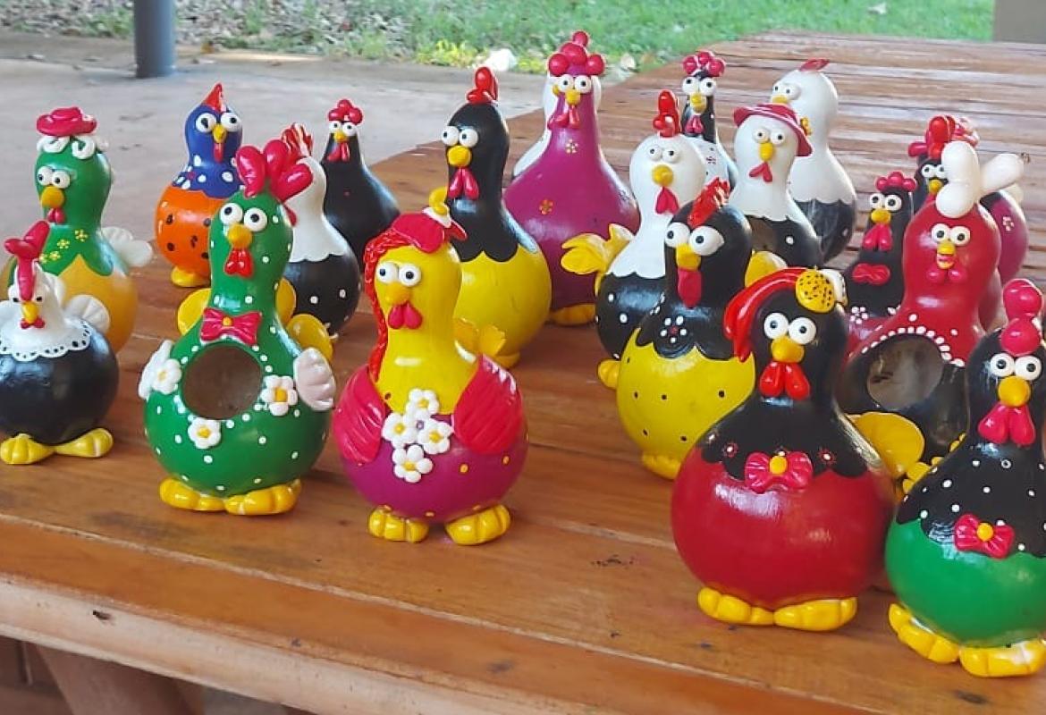 artesanato com poronga comprida