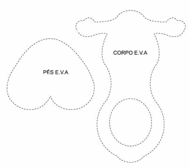 como usar moldes de eva
