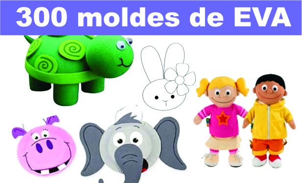 moldes de eva para festas