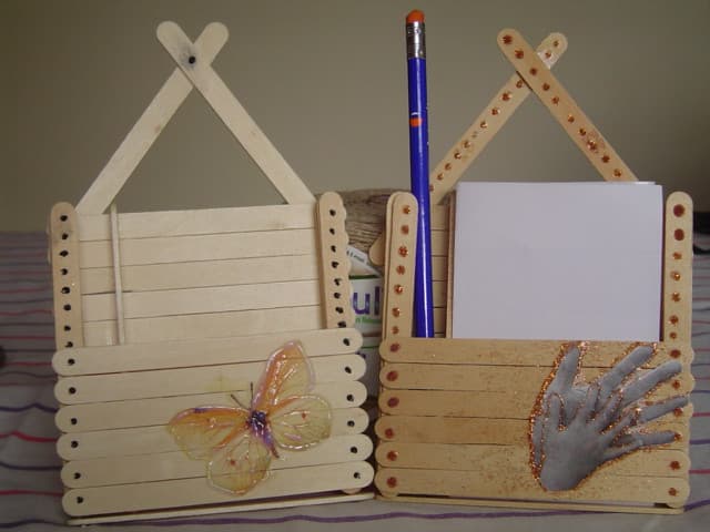 artesanato com palitos de sorvete