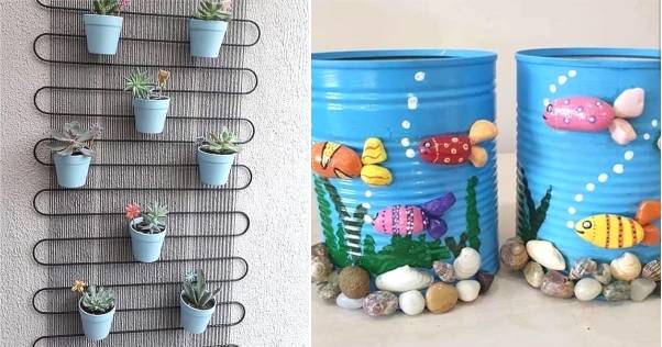 objetos decorativos reciclados