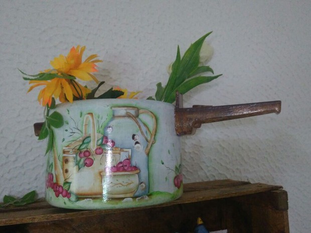 decoração com vidros reciclados