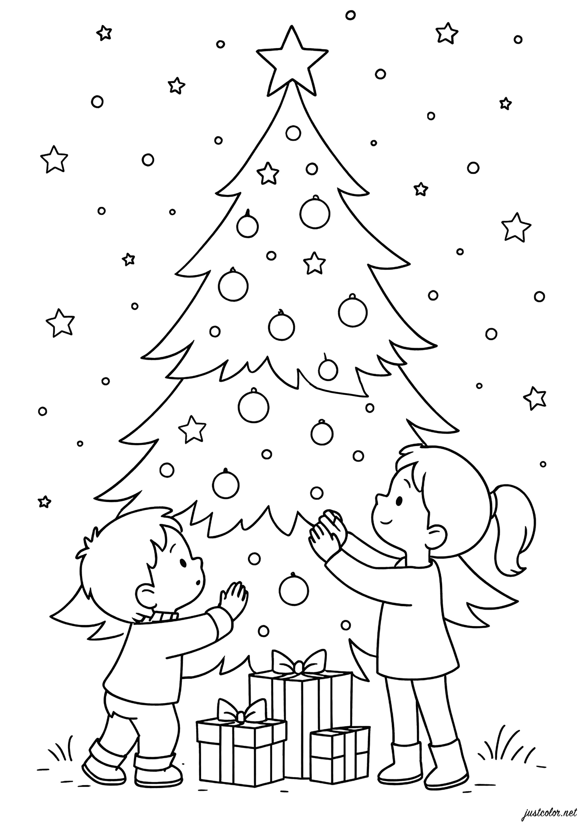 como desenhar árvore de natal fácil