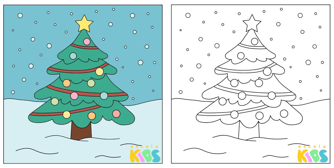 mandala de árvore de natal para adultos