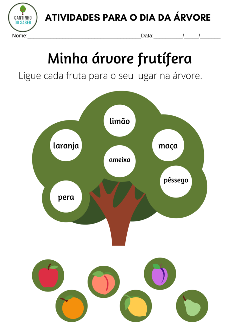 atividades dia da árvore educação infantil