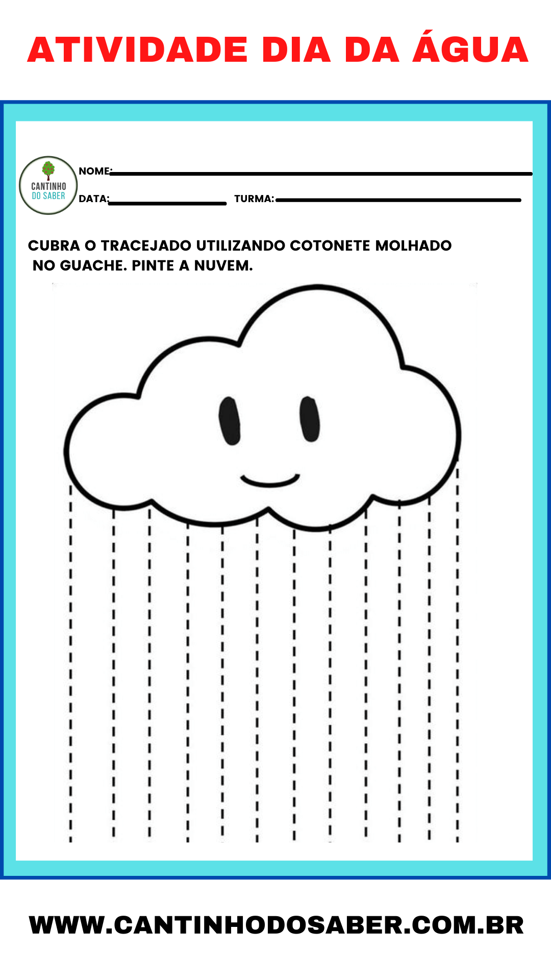 artesanato dia da agua educacao infantil