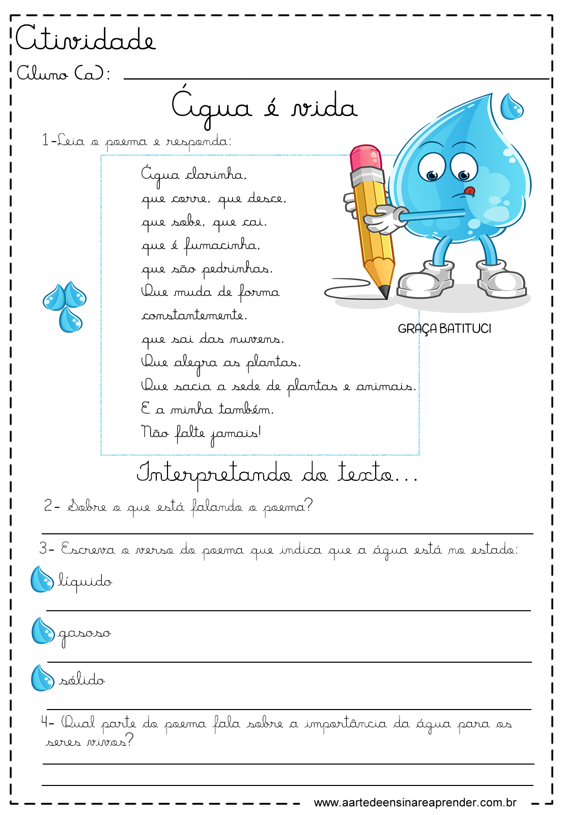 experiências com água educação infantil