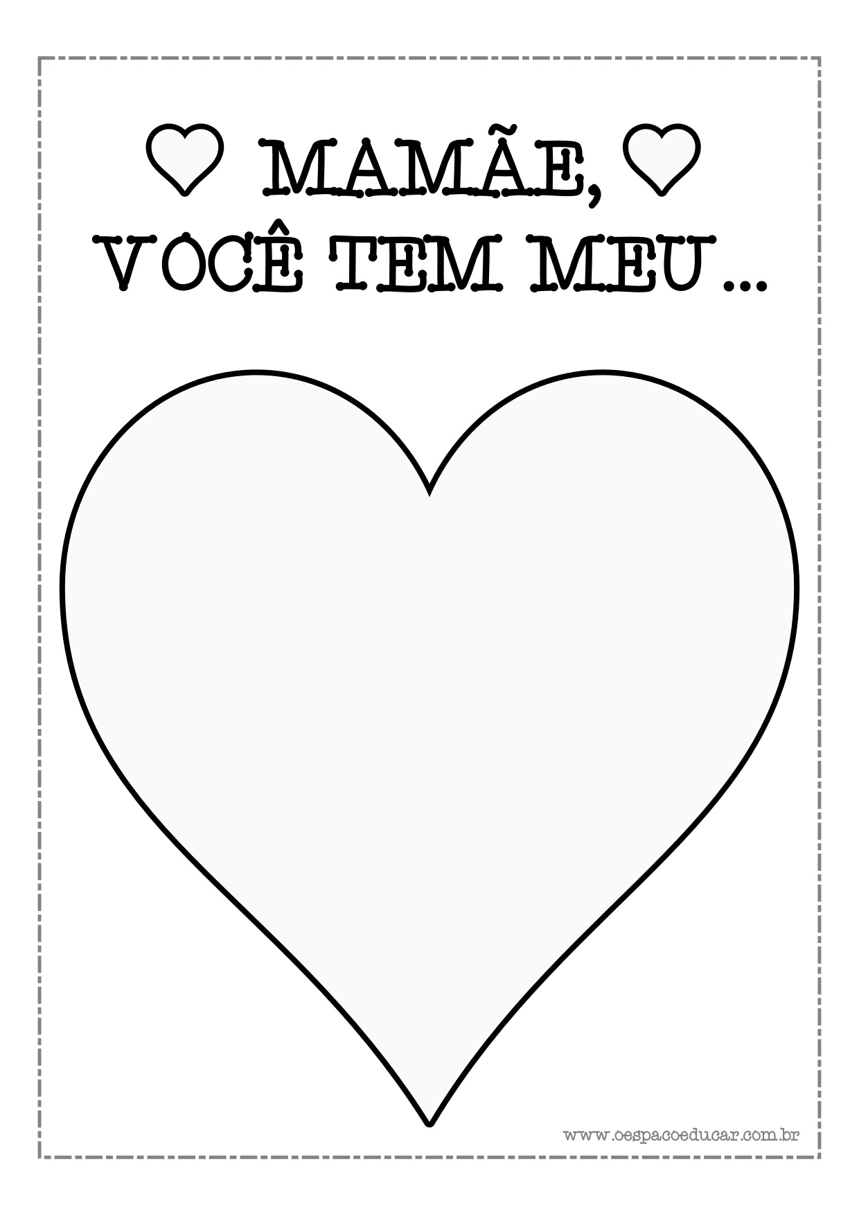 moldes dia das mães educação infantil para imprimir