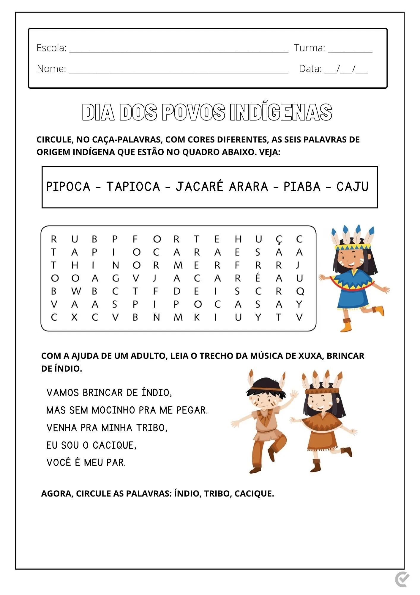 como trabalhar o dia dos povos indígenas na escola
