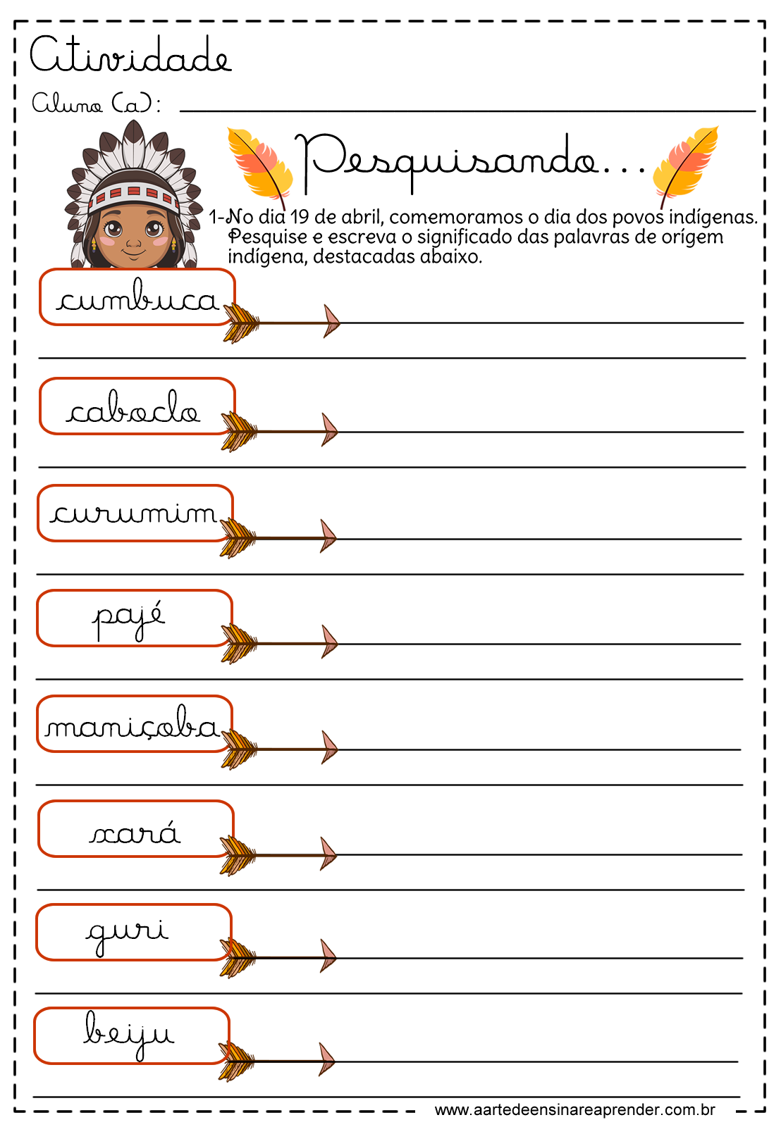 pesquisa sobre etnias indígenas brasileiras