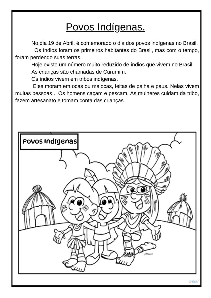 materiais pedagógicos sobre cultura indígena