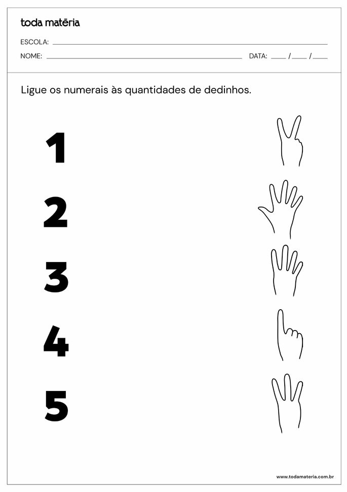 folhas de atividades 3 anos para download