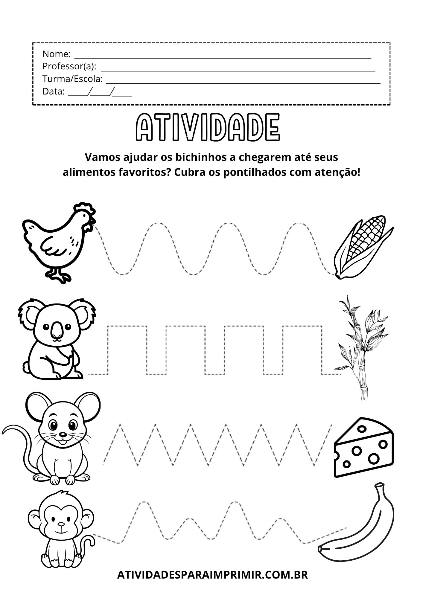 atividades lúdicas 3 anos PDF