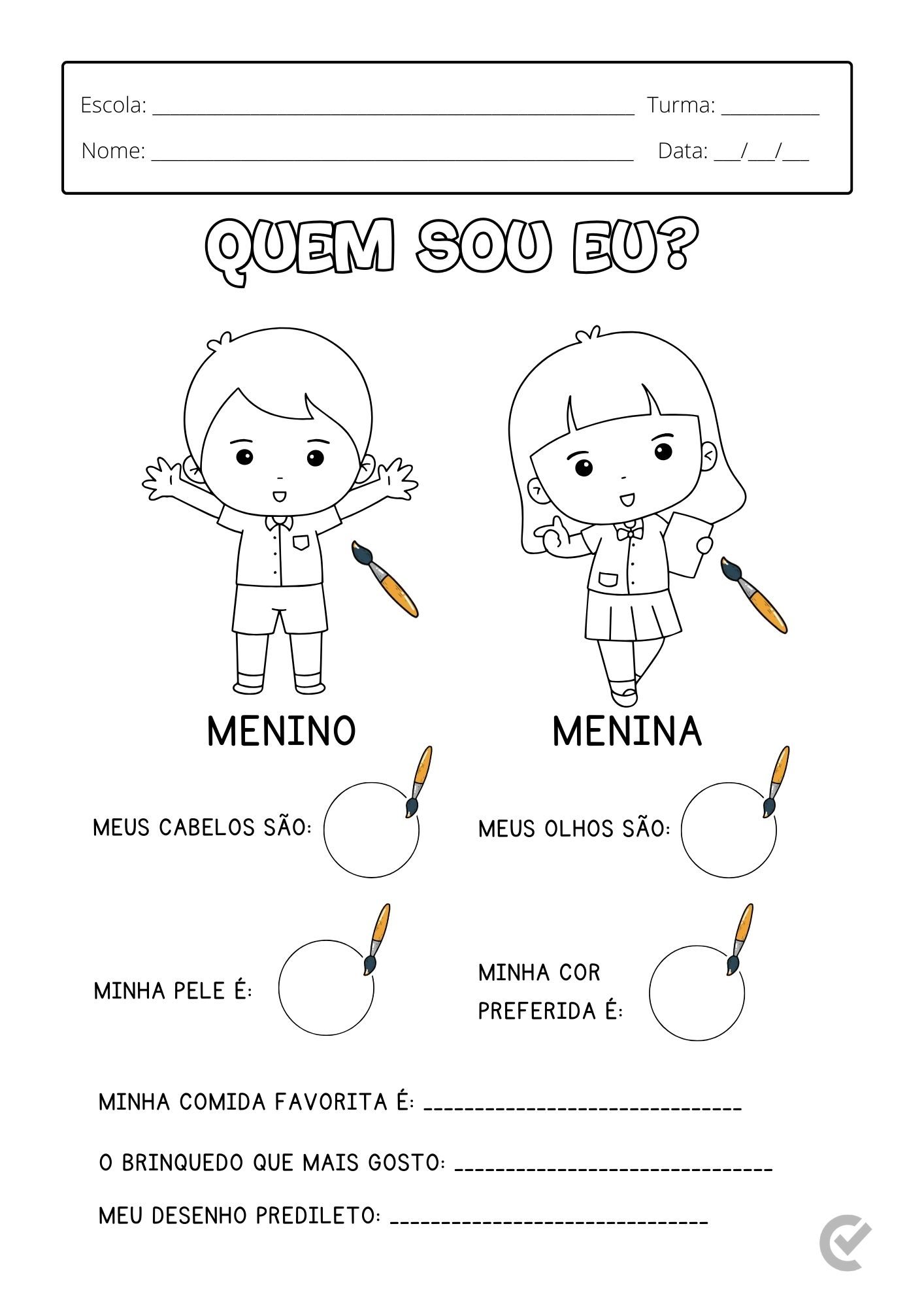 exercícios para crianças de 3 anos para imprimir