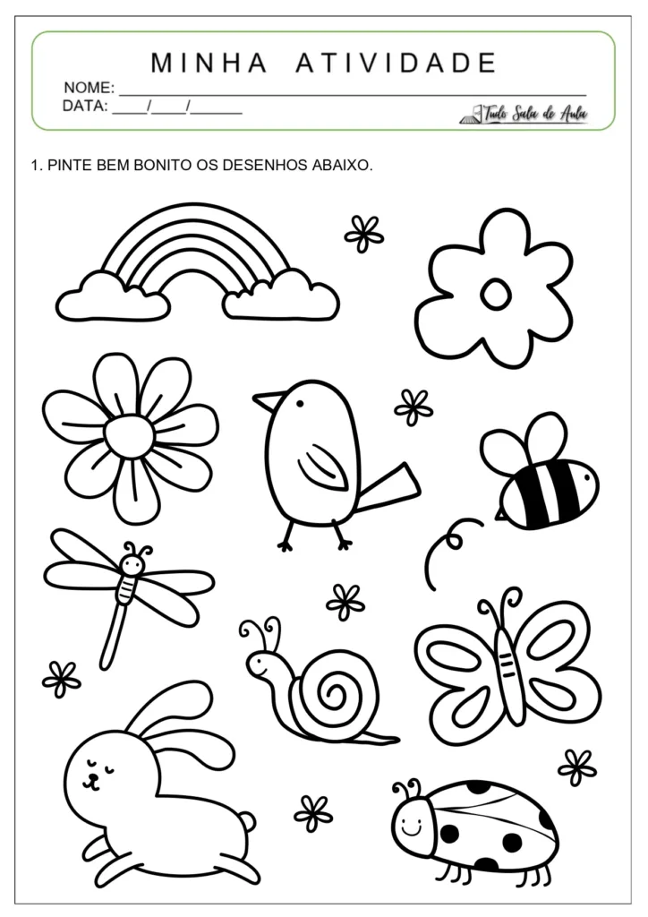 desenhos para colorir 3 anos imprimir