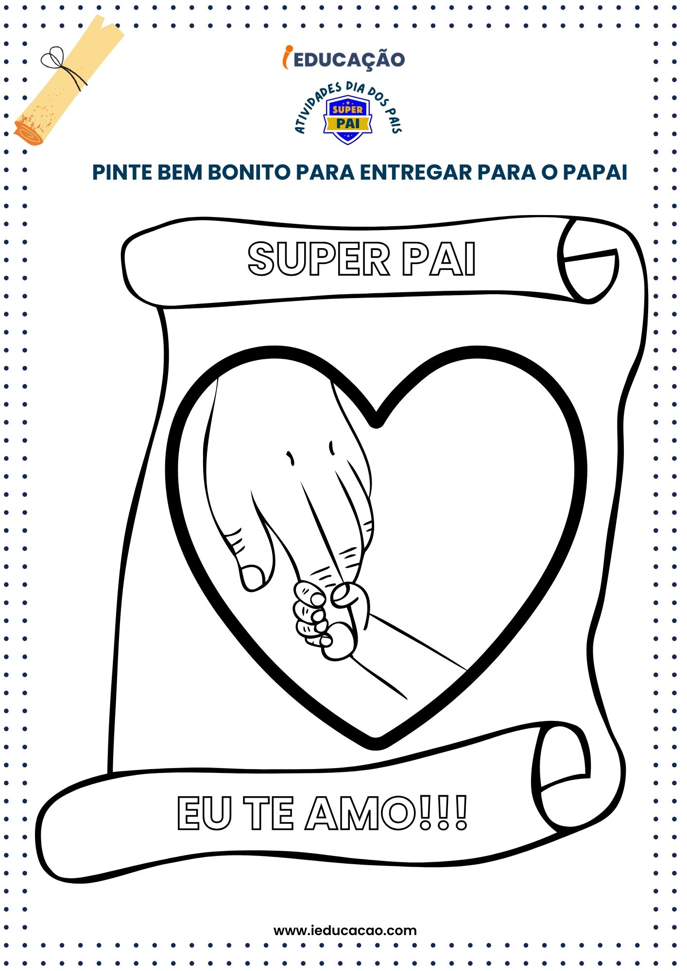 atividade dia dos pais para escola
