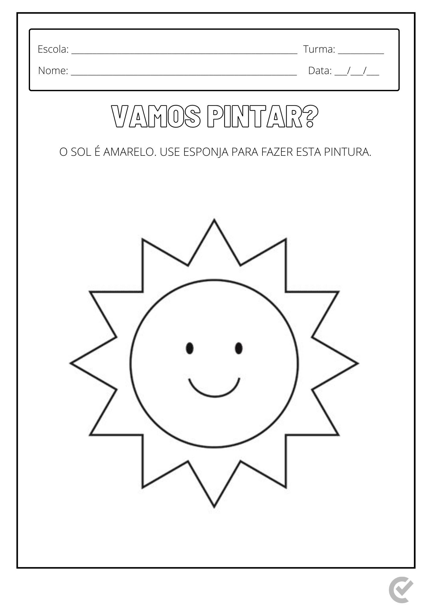 planejamento de aula com pintura guache