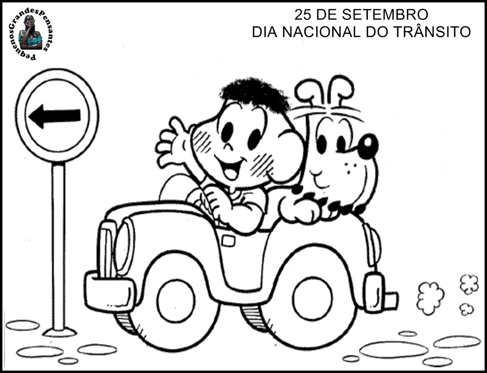 material didático trânsito educação infantil
