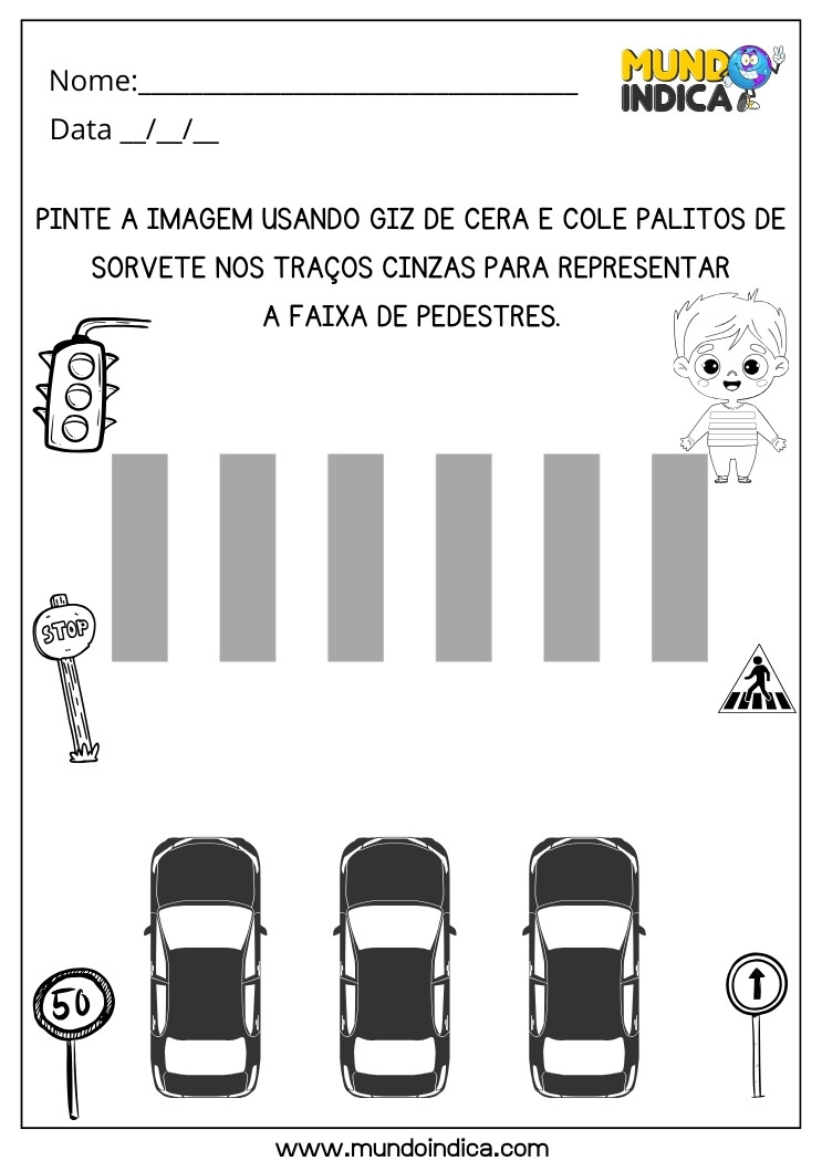 atividades educativas trânsito infantil