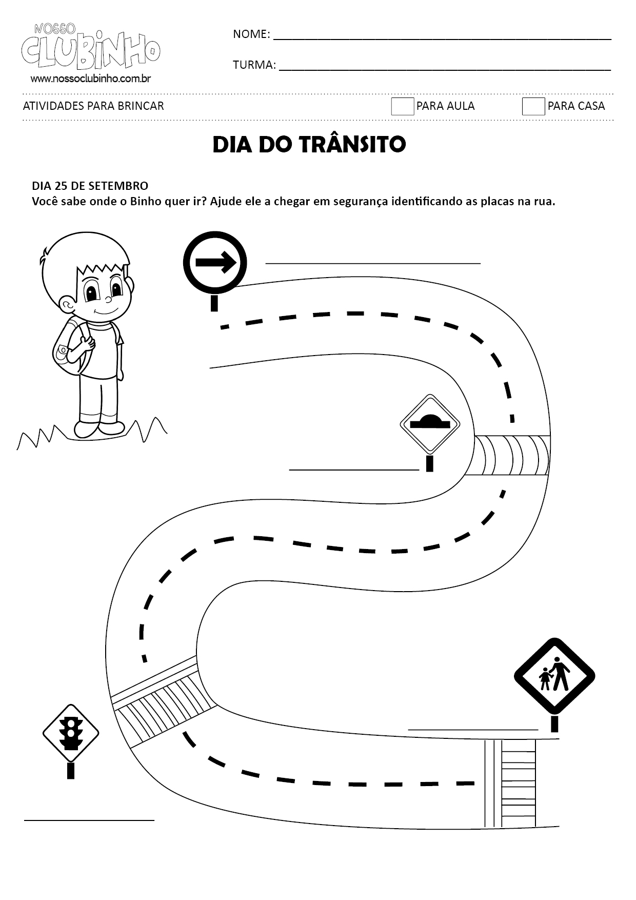 educação para o trânsito na pré-escola