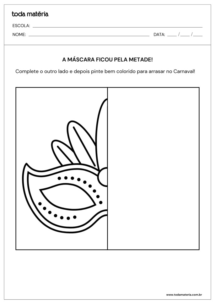 carnaval na escola atividades