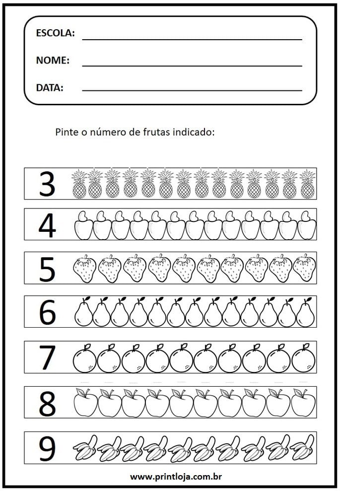 atividades matemáticas 1 ano para imprimir